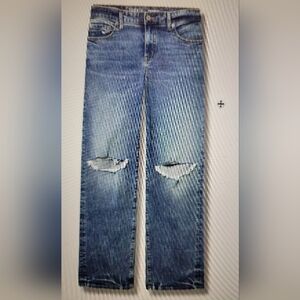 TORRID FESTIE Distressed Blue Jeans sz 12 Short Discontiued Style, Like New